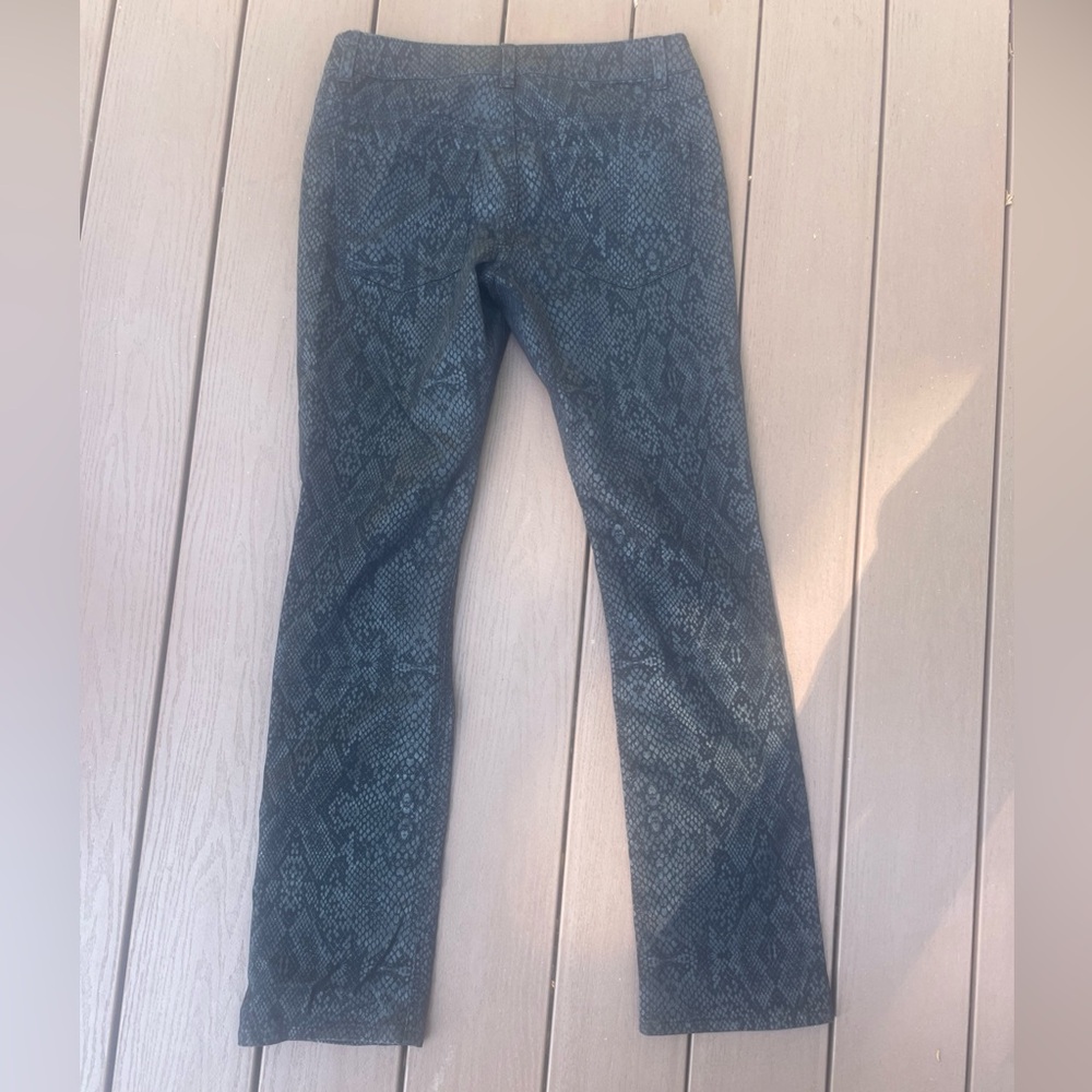 Liverpool Paul McCartney John Lennon Let it Be Snake Print Straight Leg Pants